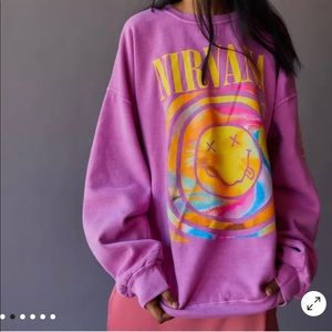 Nirvana Pink Sweatshirt